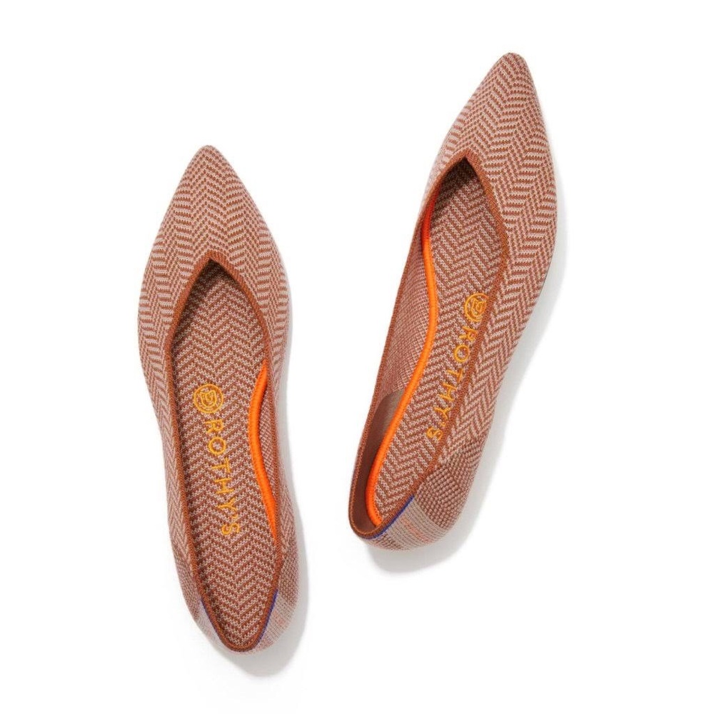 Rothy’s Merino Camel Herringbone Points | NIB 7.5